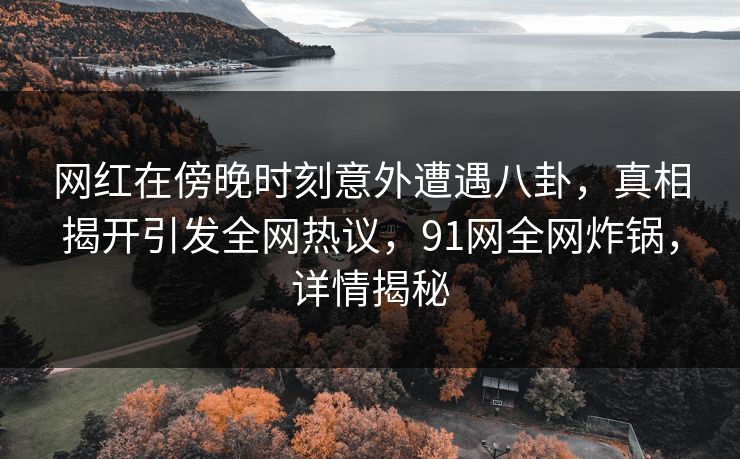 网红在傍晚时刻意外遭遇八卦，真相揭开引发全网热议，91网全网炸锅，详情揭秘